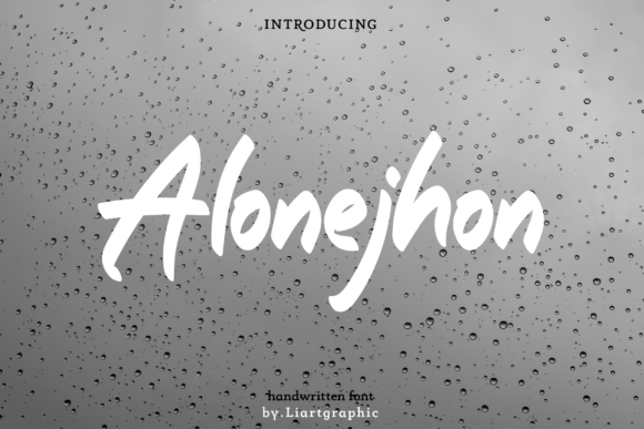 Alonejhon: A Flowing Handwritten Font for Branding