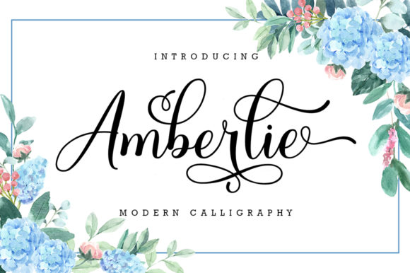 Amberlie: The Elegant Script Font for Crafters