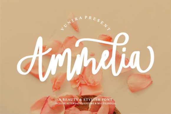 Ammelia: A Premium Handwritten Font for Web Design
