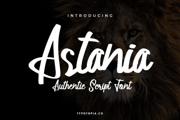 Astania: A Bold Handwritten Font for Crafters