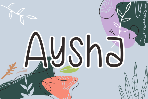 Aysha: A Handwritten Font for Editorial Design