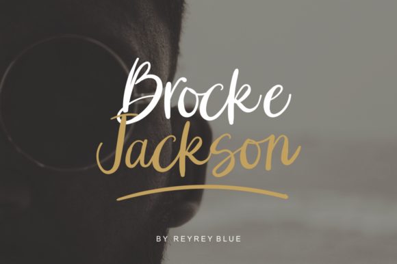 Brocke Jackson: An Elegant Script Font for Editorial Design