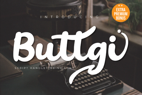 Buttgi: The Handwritten Font for Bold Campaigns