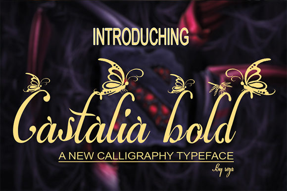 Castalia: A Delicate Handwritten Font for Makers
