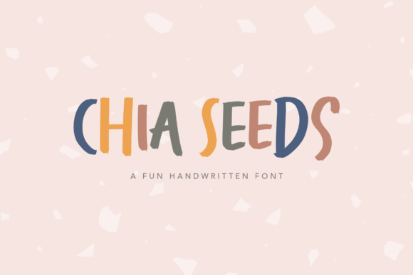 Chia Seeds: A Playful Handwritten Font for Editors