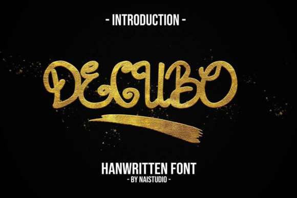 Decubo: A Handwritten Font for Editorial Warmth