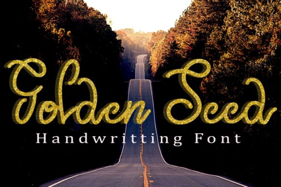 Golden Seed: A Handwritten Font for Warm Branding