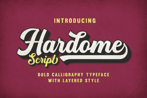 Hardome: A Versatile Script Font for Editorial Design