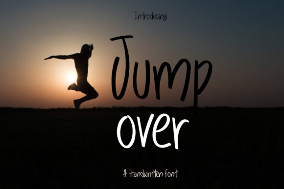 Jump Over: A Handwritten Font for Campaigns