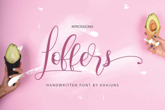 Loffers: A Handwritten Script Font for Editorial Elegance