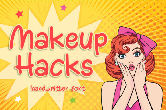 Makeup Hacks: A Handwritten Font for Authentic Branding