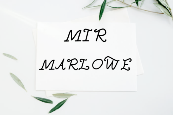 Mir Marlowe: A Versatile Handwritten Font for Campaigns