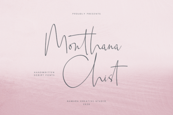 Monthana Chist: A Refined Script Font for Editorial Design