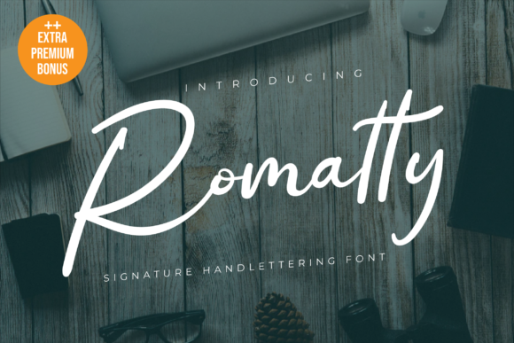 Romatty: A Handwritten Font for Modern Web Design