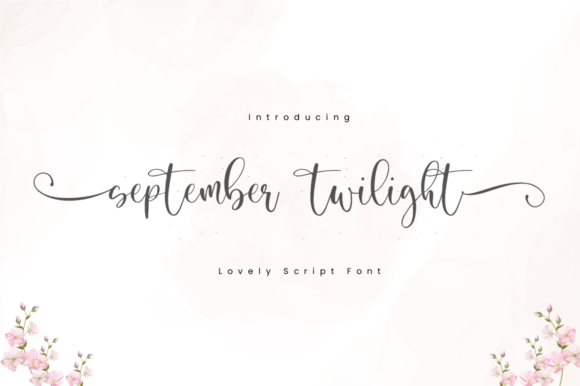 September Twilight: A Premium Script Font for Campaigns