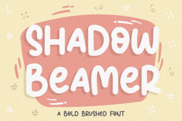 Shadow Beamer: A Chunky Handwritten Font for Editors