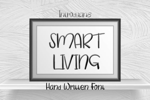 Smart Living: A Relaxed Handwritten Font for Modern Brands