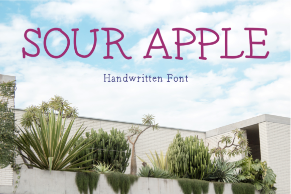 Sour Apple: A Friendly Handwritten Font for Your Brand