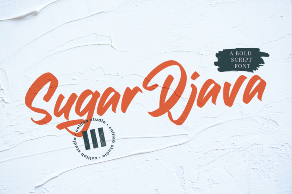 Sugar Djava: A Joyful Script Font for Editorial Design