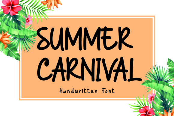 Summer Carnival: A Friendly Handwritten Font for Business