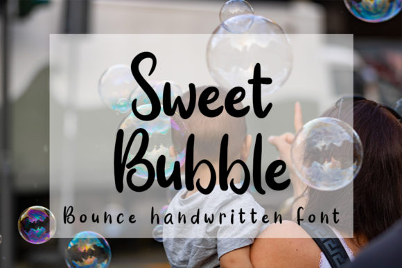 Sweet Bubble: A Handwritten Font for Small Business Branding