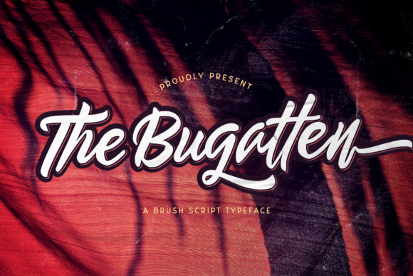 The Bugatten: A Bold Vintage Script Font for Crafters