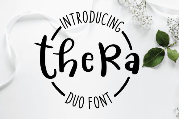 Thera: A Handwritten Font for Professional Branding