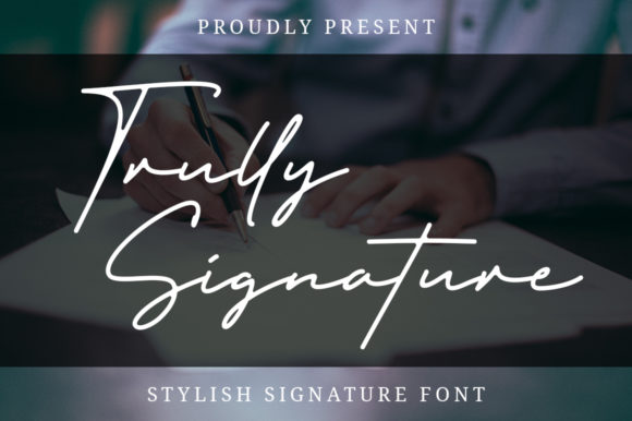 Trully Signature: A Premium Handwritten Font for Web Design