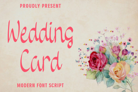 Wedding Card: A Premium Script Font for Editorial Design