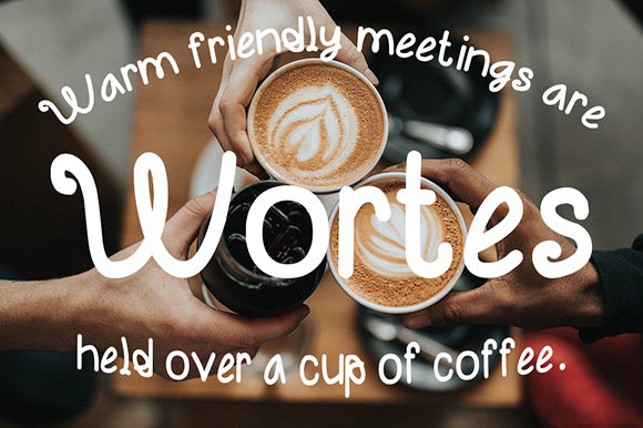 Wortes: A Friendly Handwritten Font for Editorial Design